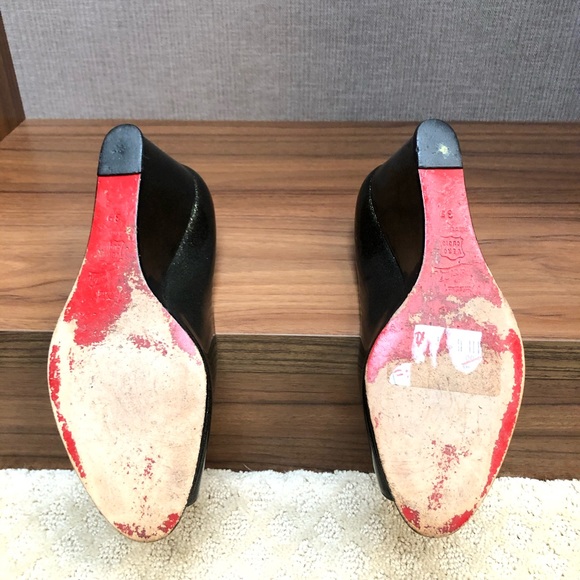 Christian Louboutin Bronze Wedge - Picture 6 of 7
